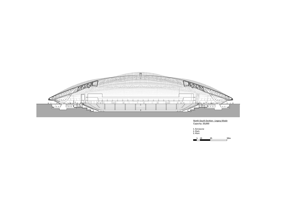 Zaha Hadid Architects' Al Janoub Stadium opens for World Cup in Qatar
