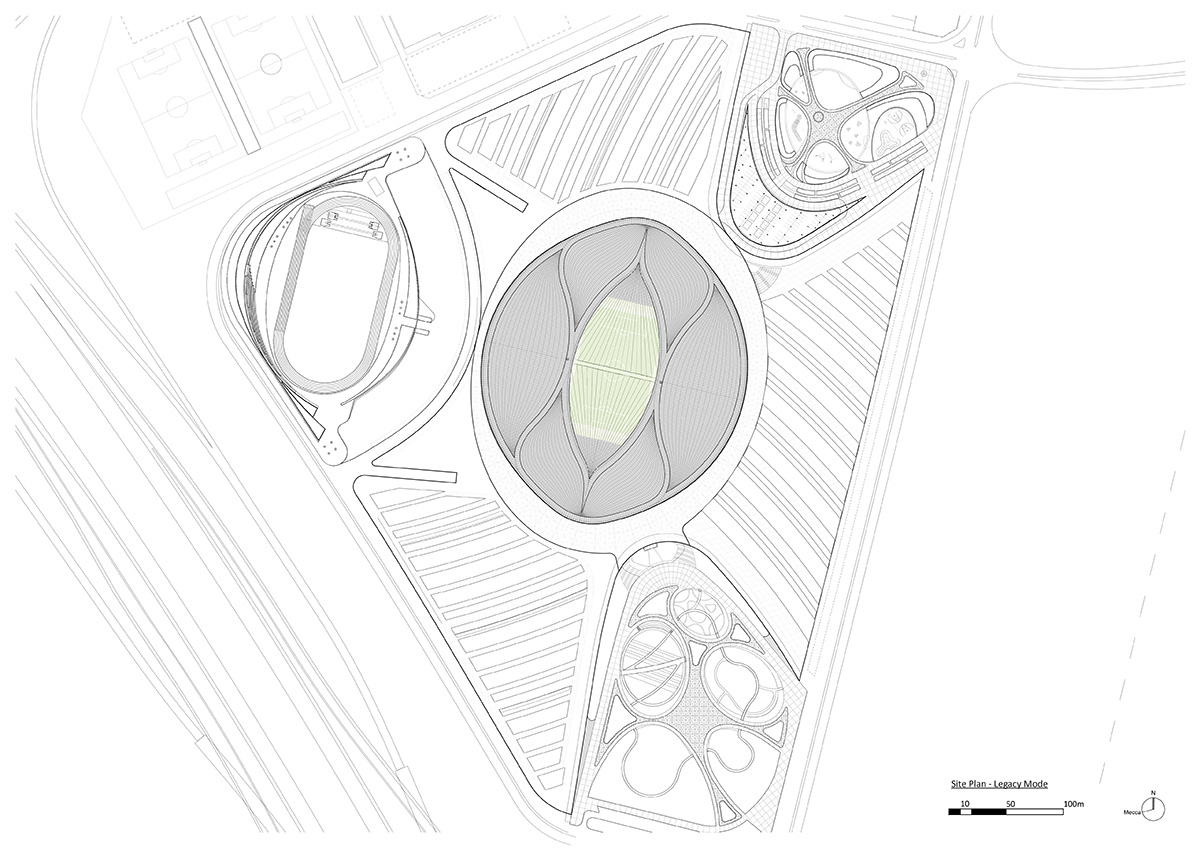 Zaha Hadid Architects' Al Janoub Stadium opens for World Cup in Qatar