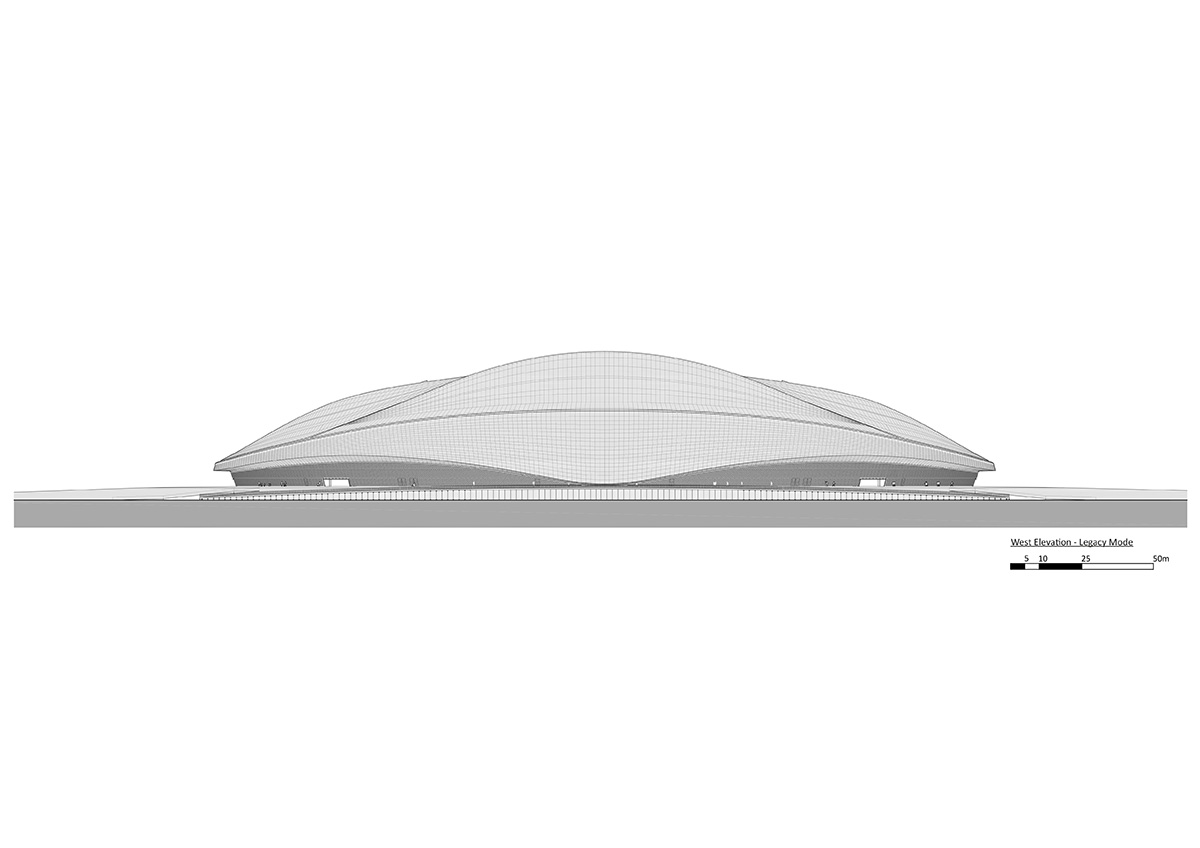 Zaha Hadid Architects' Al Janoub Stadium opens for World Cup in Qatar