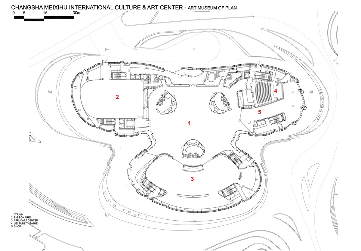 Zaha Hadid Architects completes sinuous culture and arts centre derived from pedestrian routes