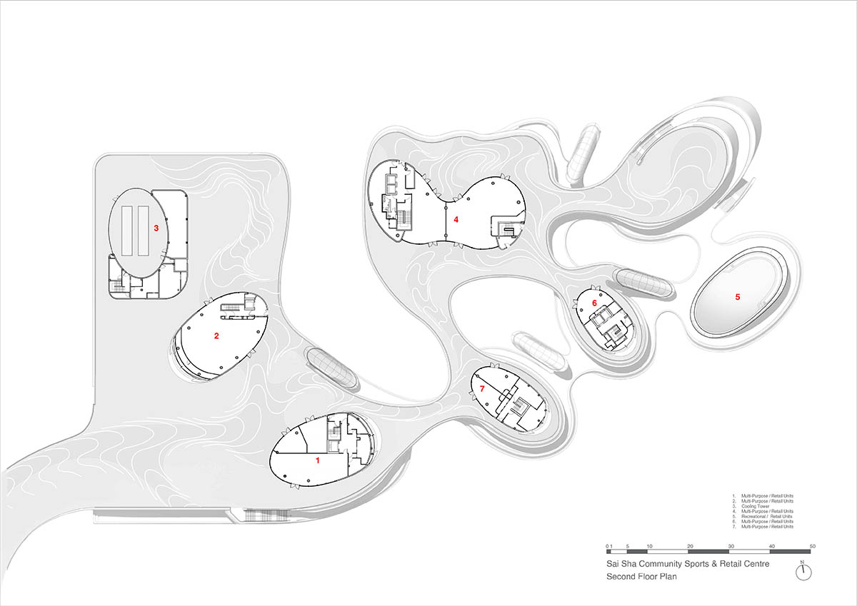 Zaha Hadid Architects completes a new community sports and leisure hub in Hong Kong