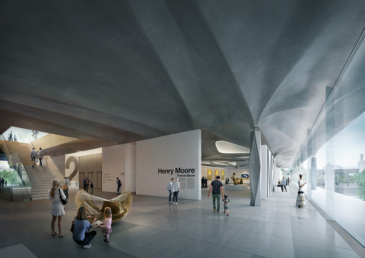 Zaha Hadid Architects unveils ZHA’s competition entry for Berlin’s Nationalgalerie extension