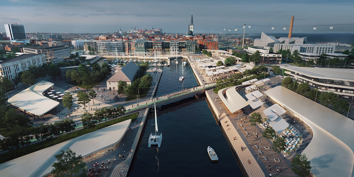 Zaha Hadid Architects wins competition to transfrom Tallinn’s Old City Harbour with new public spaces