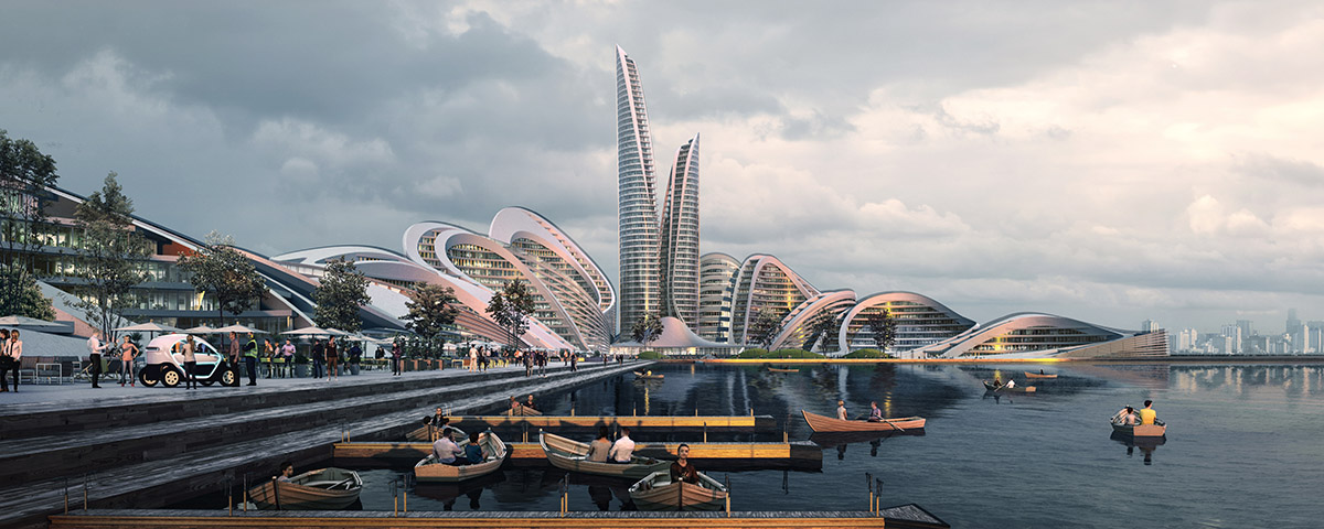 Zaha Hadid Architects releases design for smart city complex in the west of Moscow
