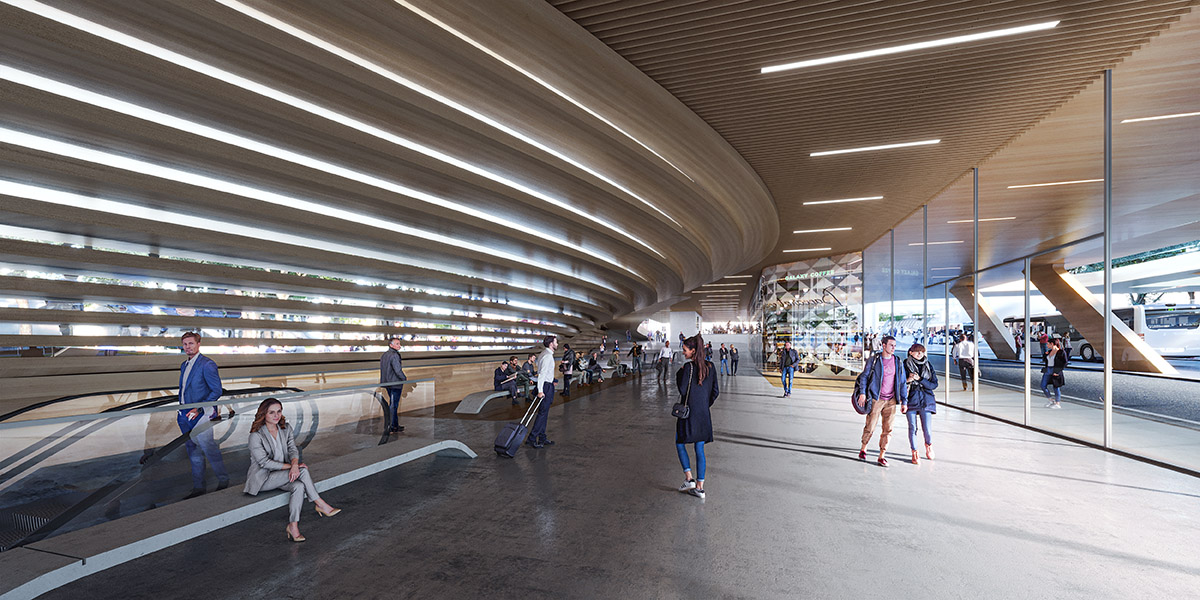 Zaha Hadid Architects to renovate Vilnius Railway Station prioritizing pedestrians and cyclists 