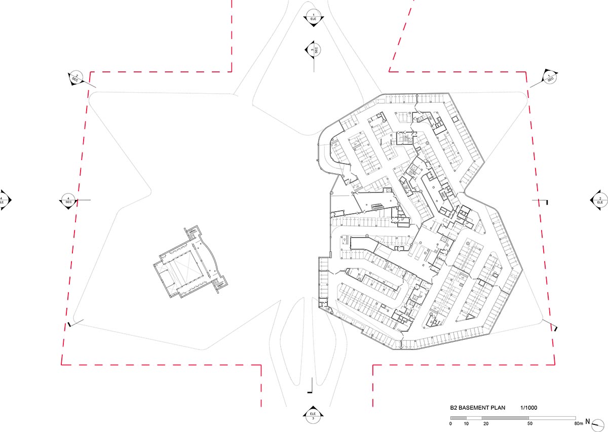 Zaha Hadid Architects completes Zhuhai Jinwan Civic Art Centre in China