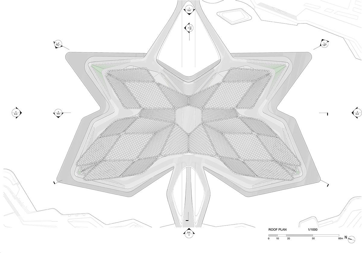 Zaha Hadid Architects completes Zhuhai Jinwan Civic Art Centre in China