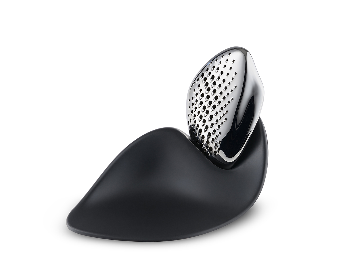 Zaha Hadid designed stainless steel cheese grater for Alessi