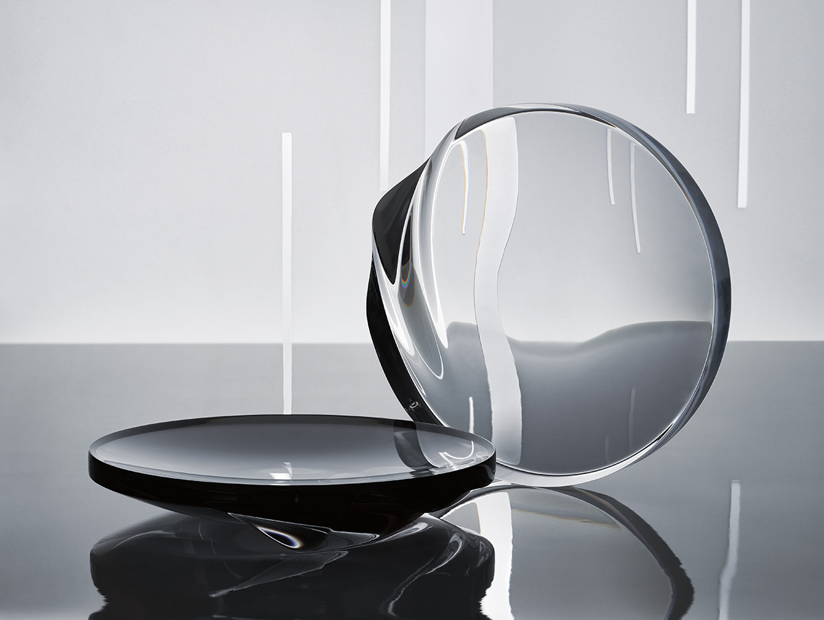 Zaha Hadid Design presents its new Pulse glass collection at Maison & Objet in Paris