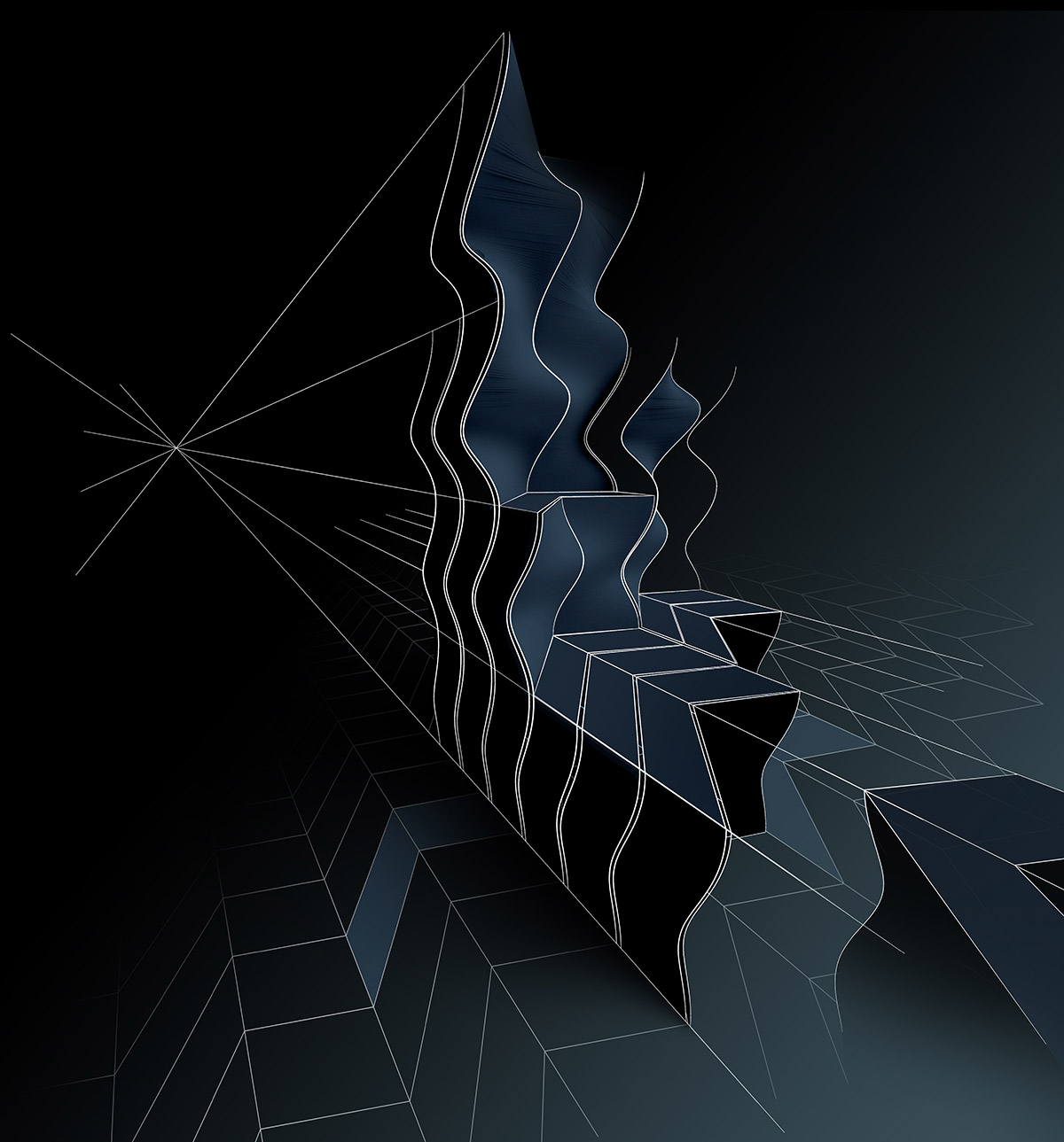 Zaha Hadid Design presents its new Pulse glass collection at Maison & Objet in Paris