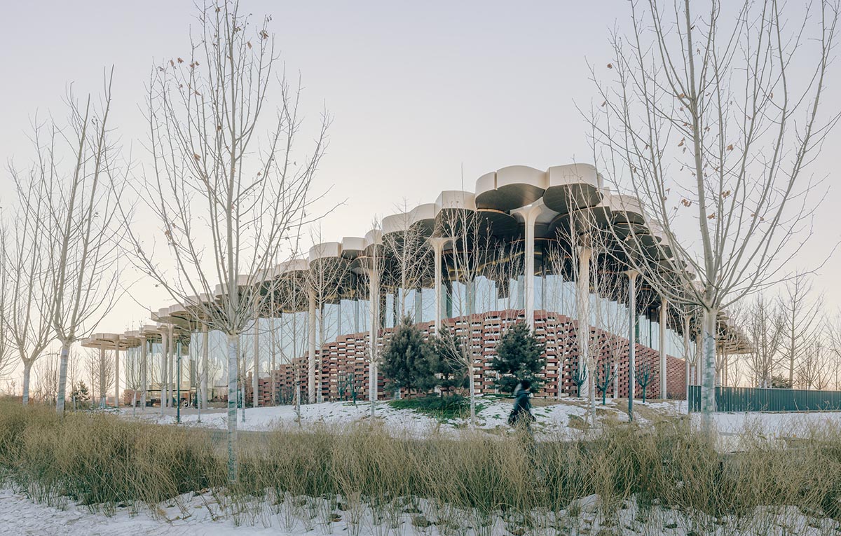 Snøhetta mimics nature under giant tree-like columns for the new Beijing City Library