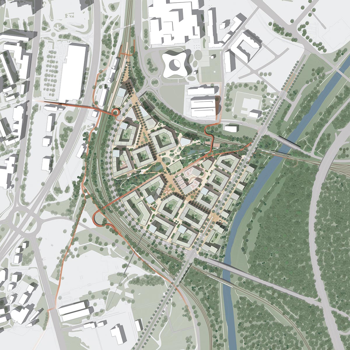 ADEPT unveils winning design for transformation of former brownfield area in Ostrava