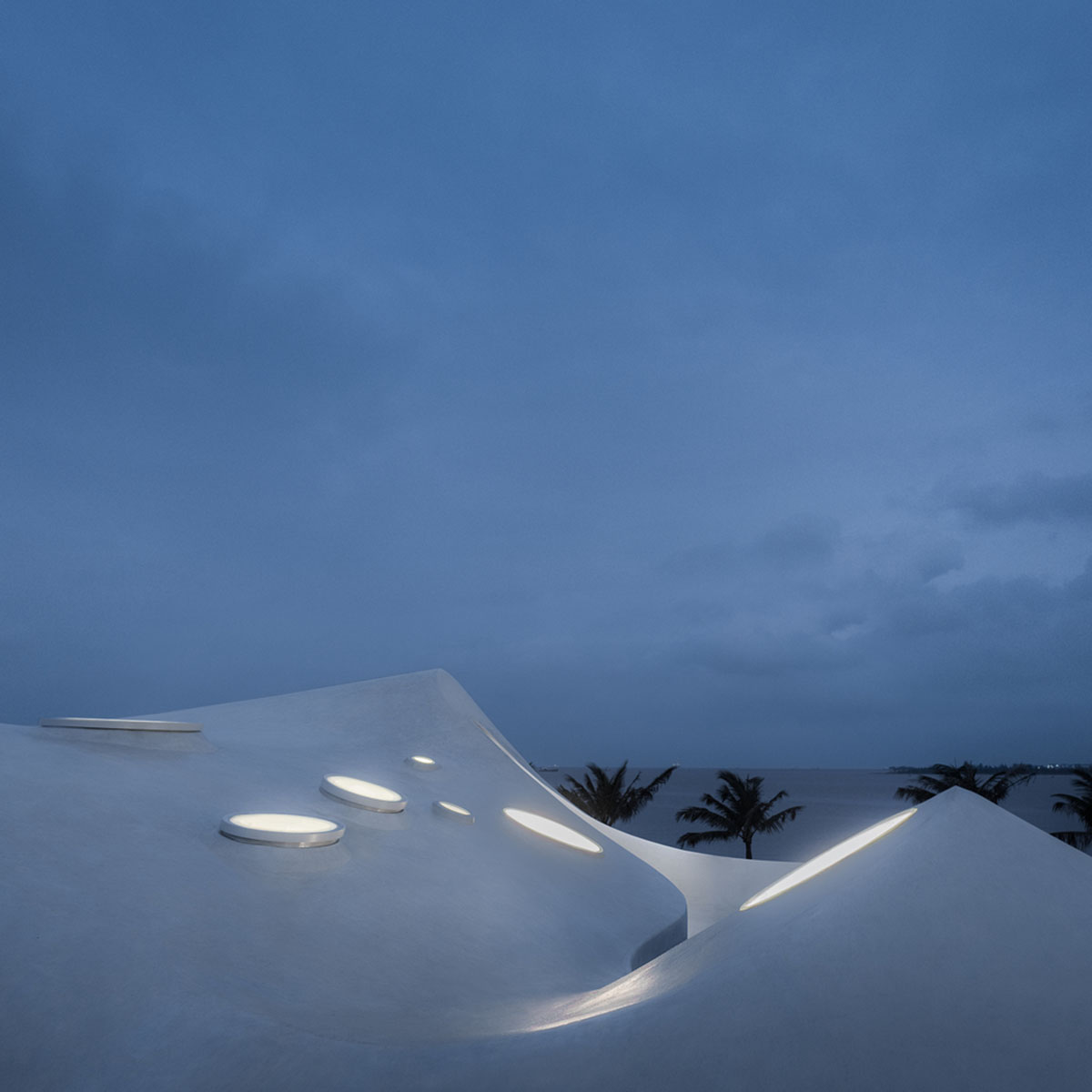 MAD completes the Cloudscape of Haikou with flowing form in Haikou, China