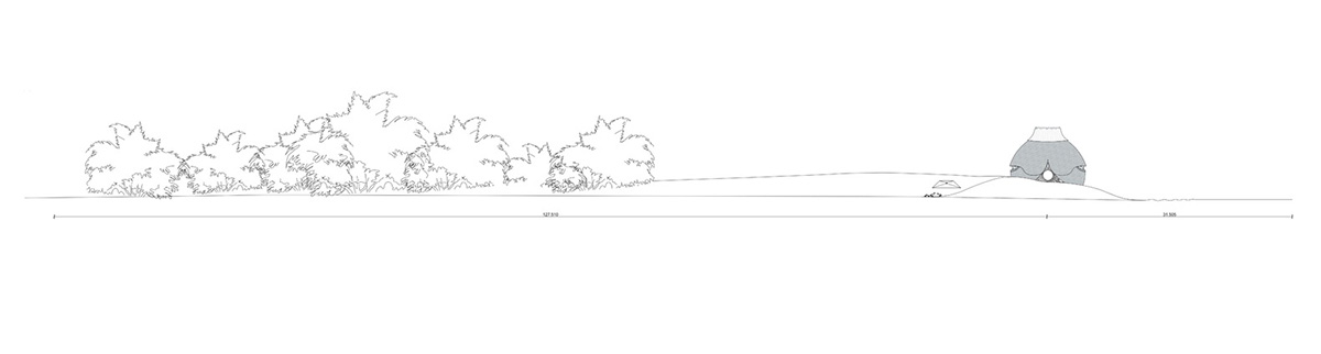 RAU architects and RO&AD Architecten built egg-shaped observatory watching bird biotope