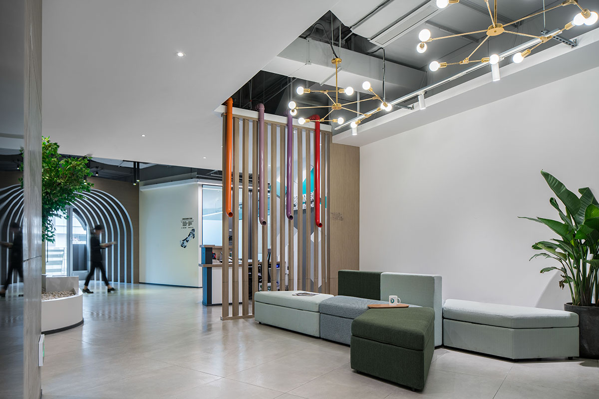 GWP Architects completes the interior of a co-working space in Shanghai
