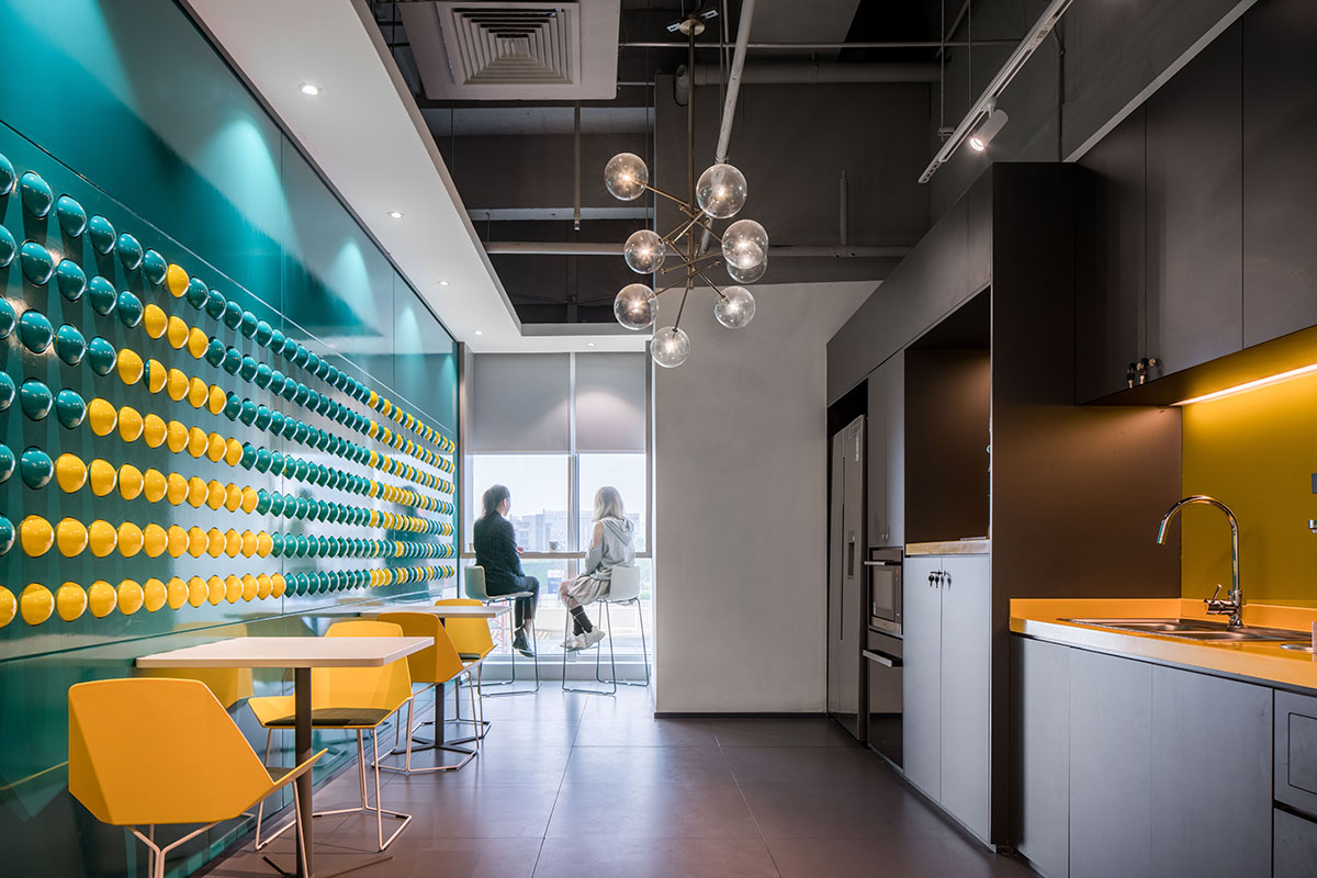 GWP Architects completes the interior of a co-working space in Shanghai