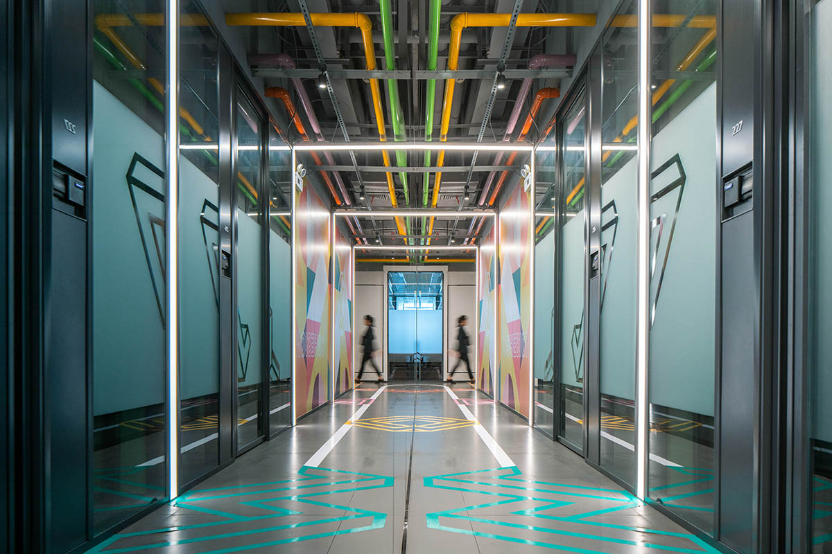 GWP Architects completes the interior of a co-working space in Shanghai