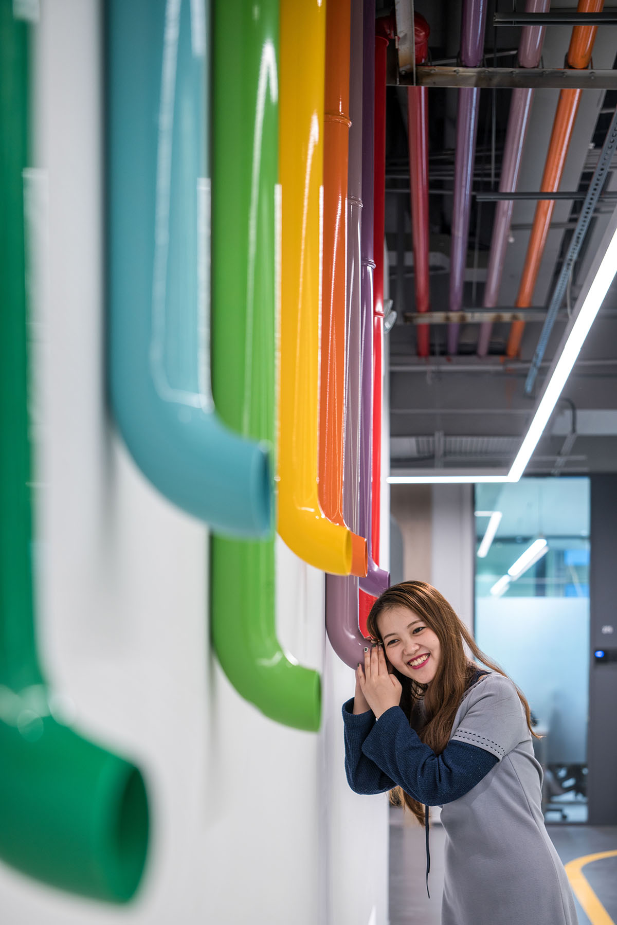 GWP Architects completes the interior of a co-working space in Shanghai
