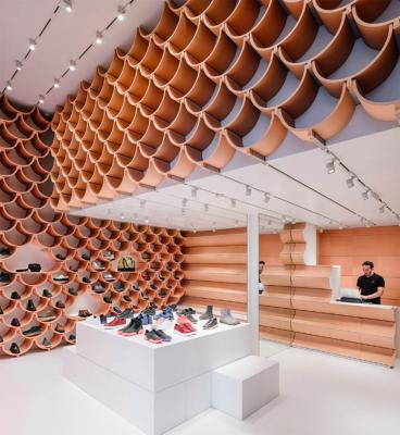 Kengo Kuma and Associates renovates Camper’s first shop in Barcelona ...