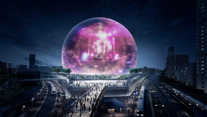 First images released for London's giant spherical concert venue