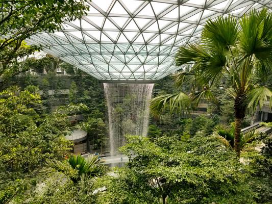 Safdie Architects' Giant Waterfall Is Almost Complete At Jewel Changi ...