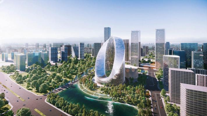 Big Designs Loop Shaped Skyscraper For Oppo S R D Headquarters In Hangzhou Big Designs Loop Shaped Skyscraper For Oppo S R D Headquarters In Hangzhou