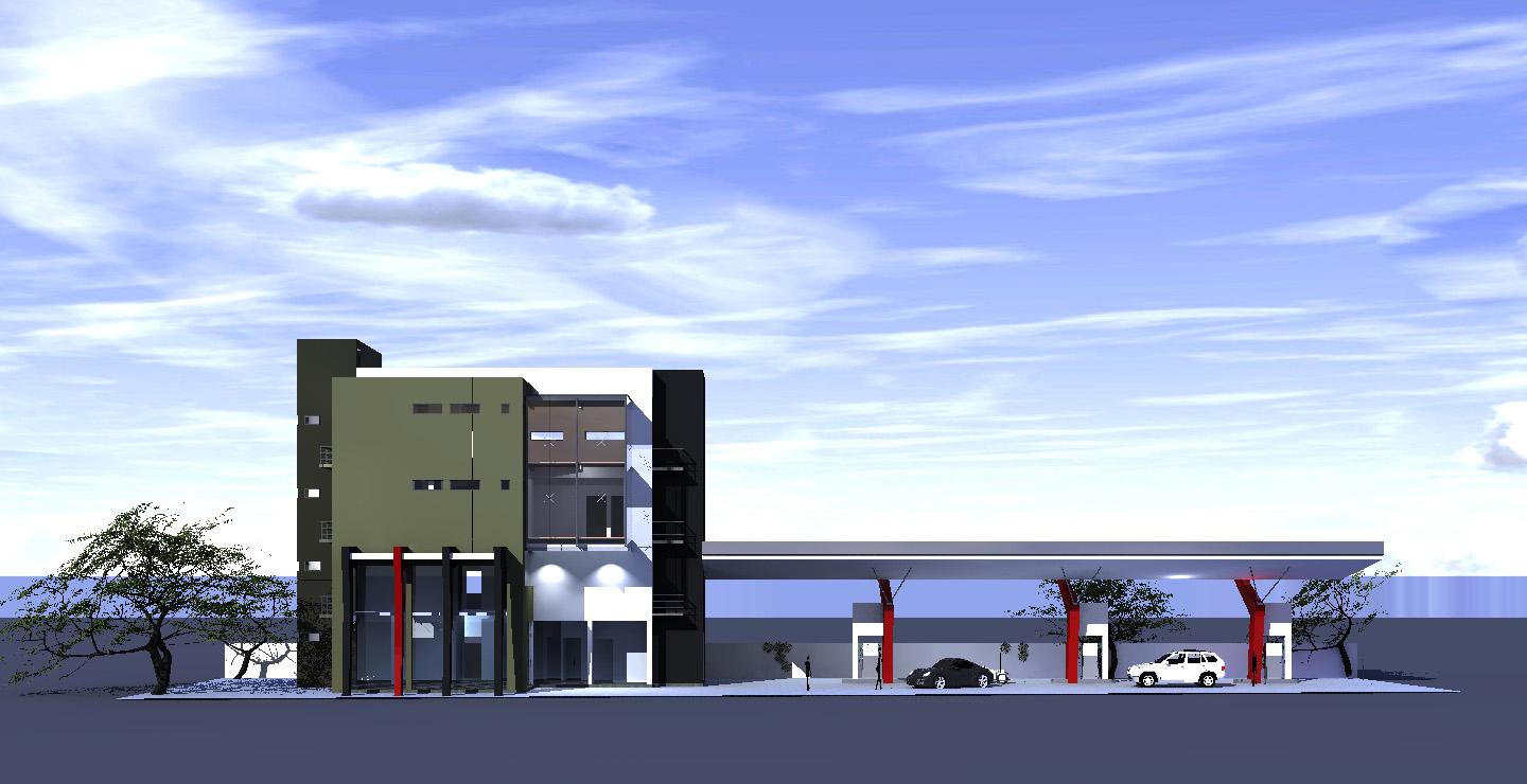 Filling station and Motel at Ampara, Sri Lanka