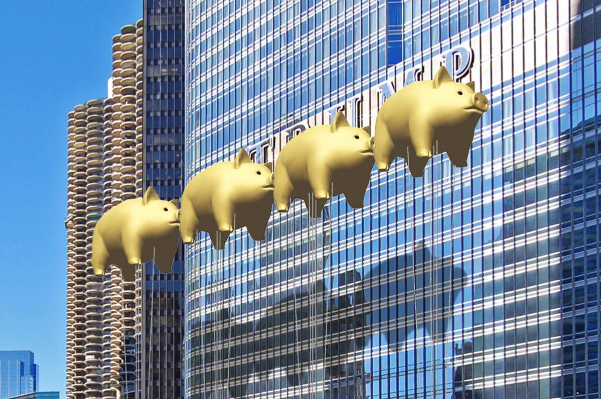 Chicago architects hide Trump Tower logo with a hypothetical proposal