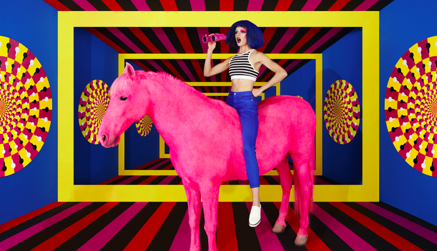 Sagmeister & Walsh created a series of pop-art paintings for
